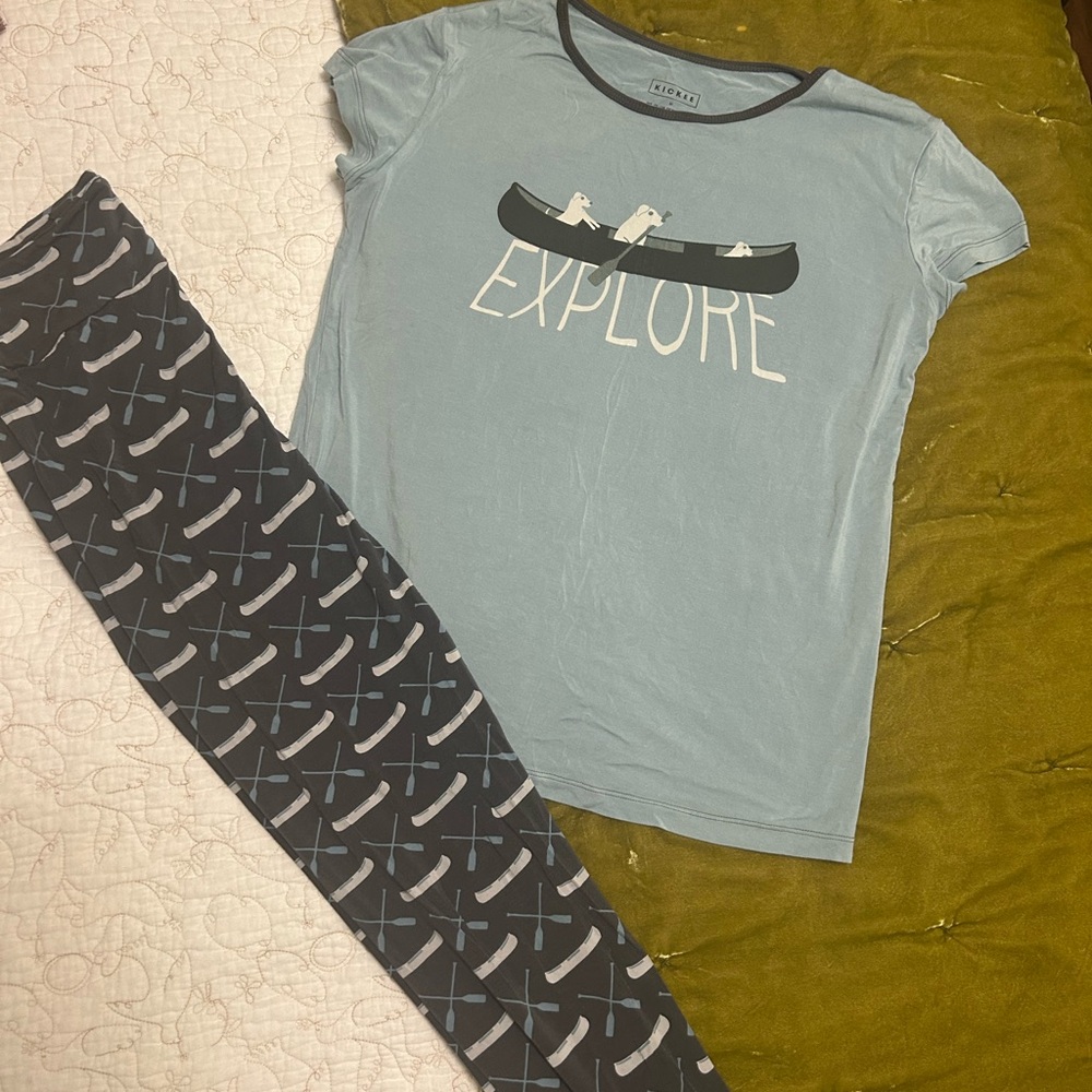 Kickee Pants Women’s Pajamas size Medium